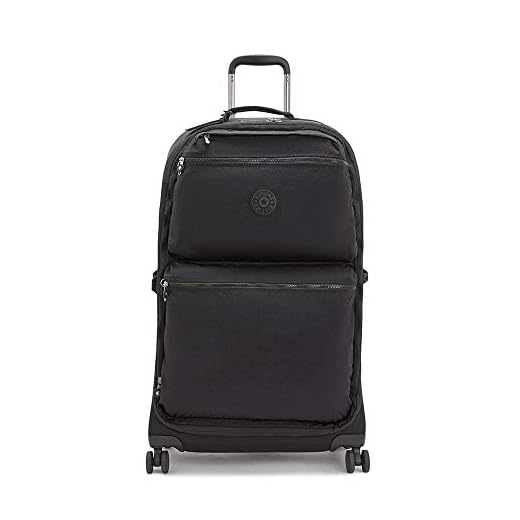 Kipling CITY SPINNER L, Maletín de transporte Unisex adulto, Negro (Black Noir), Talla única