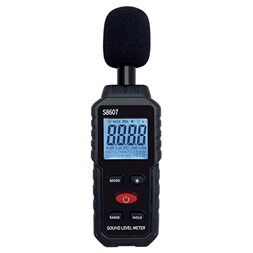 Jkjhbhged Digital Sound Level Noise Meter Measurement 30-130DB DB Decibel Detector Audio Tester Metro Diagnostic Tool