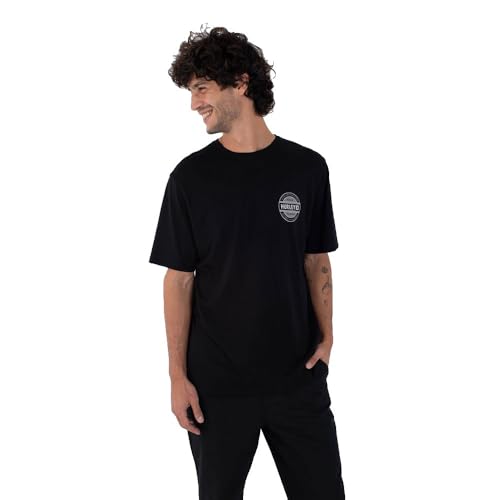 Hurley T-Shirt Manche Courte Hommes Filler Logo Graphique Original