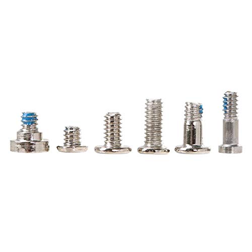 MMOBIEL Complete Screw Set Replacement Compatible with iPhone 6 (White/Black/Gold) incl. 3 x Screwdrivers