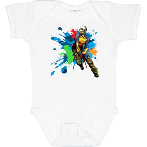 inktastic Paintball Splatter Baby Bodysuit