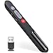 Presenter mit Laserpointer Präsentation, Powerpoint Fernbedienung 2.4 GHz Wireless Presenter Pointer mit USB-Empfänger,Präsentationsfernbedienung mit Hyperlink/Volumen Steuerung,Laserpointer Katzen