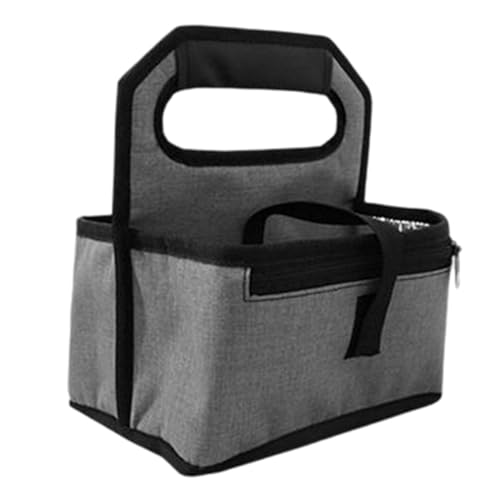 Panier isotherme réutilisable avec porte-boisson pour fête et plein air