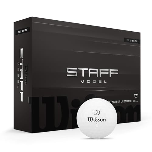 WILSON 2026 Staff Model Golf Balls- 12 Balls, White