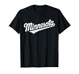 Vintage minnesota state design for boys girls men or women. Perfect retro state of Minnesota design for christmas, birthdays, holidays, college students, and Minnesota sports fans! Lightweight, Classic fit, Double-needle sleeve and bottom hem