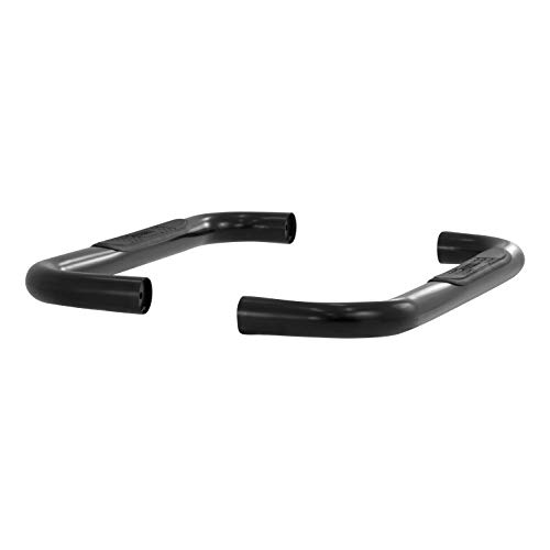 Barras Nerf ARIES 3 pulgadas redondas negras para Jeep Wrangler TJ miniatura 1