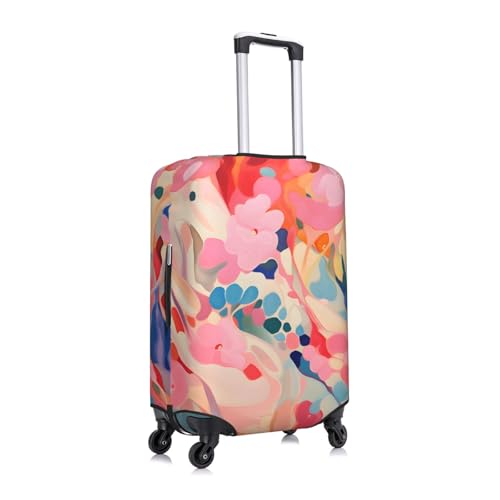 Color Cute Camouflage Travel Luggage Cover for Suitcase Anti-Scratch Fashion Suitcase Protector Washable Elastic Baggage Covers Fits 29-32 Inch Luggage for Travel Beach Holiday2