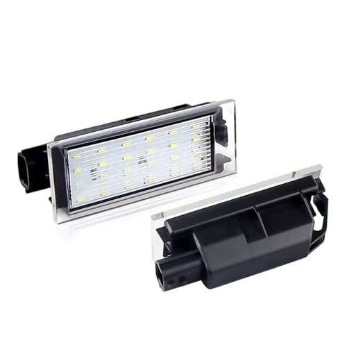 Luces LED de matrícula de 2 piezas para Renault Megane 2 y Clio
