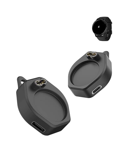 yystao - Base de carga para Garmin Venu 4, adaptador de cargador magnético tipo C estable compatible con Garmin Venu 4 (2 unidades)