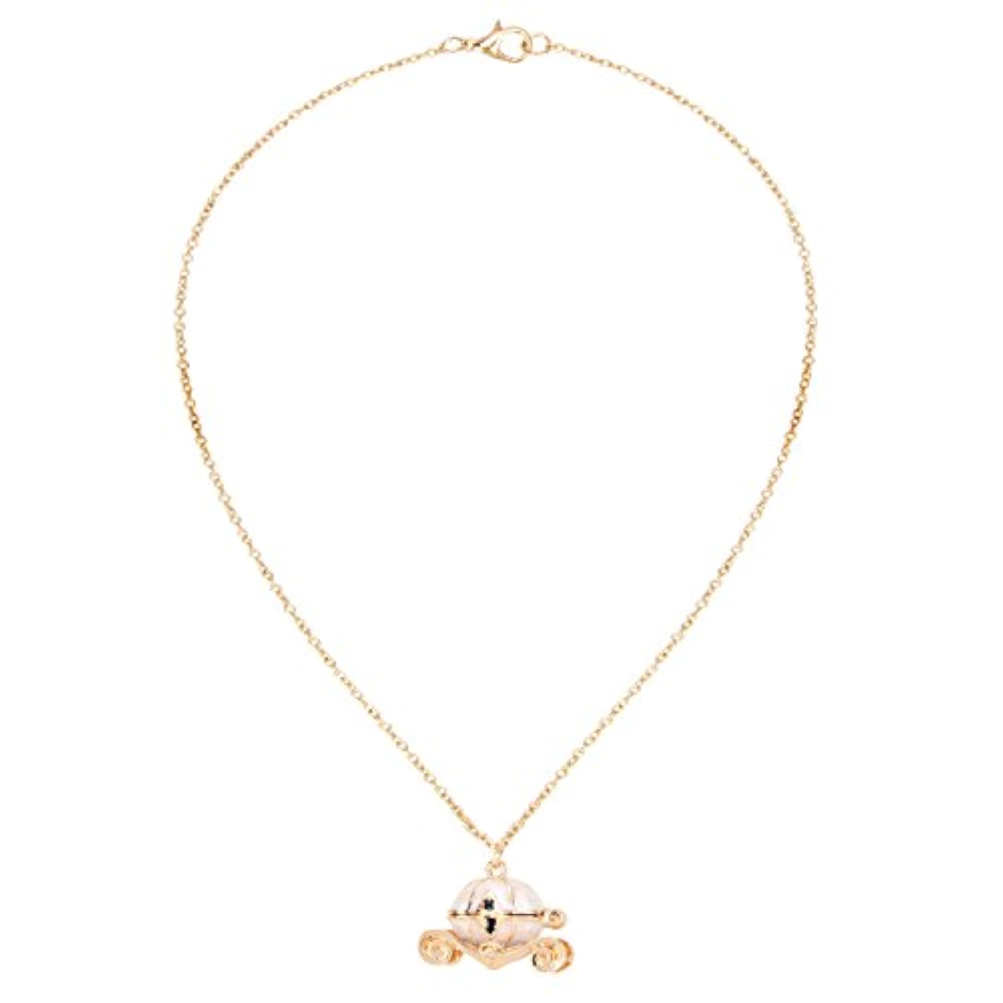 Cinderella's Pumpkin Carriage Pendant, Whimsical Charm