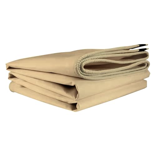 Lona de PVC beige de alta resistencia con acabado premium impermeable 2
