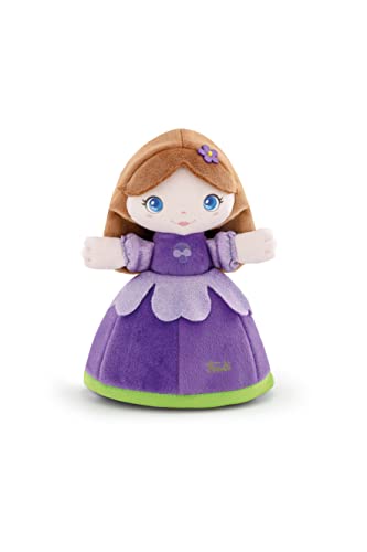 Trudi Bambola Viola Dolls Principessa Peluche. Bambola di pezza. Gioco per Bambina. Idea Regalo Bambini. | 13x18x9cm Taglia XS | Bambole Modello TUDD5000