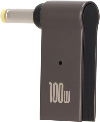 Image of Tobo USB C vers DC 100 W Type C, Coude a 90 Degres Type C Femelle vers DC 4,8 Mm X 1,7 Mm Adapter Male PD, 4,8 Mm X 1,7 Mm TD-1257CC