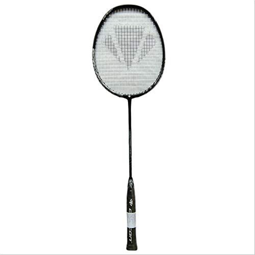 Image of Carlton Heritage v 5.2 HL Matt Steel Badminton Racket (Black)