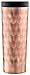 Ello Hammertime Vacuum-Insulated Stainless Steel Travel Mug, Rose Gold Hex, 18 oz