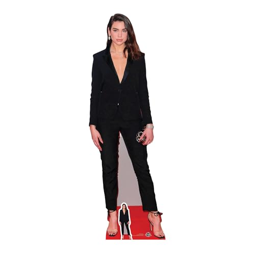 STAR CUTOUTS Ltd CS716 Lifesize Recortado con Mini Corte de Dua Lipa, cartón, Multicolor, 175 x 59 x 175 cm, 2