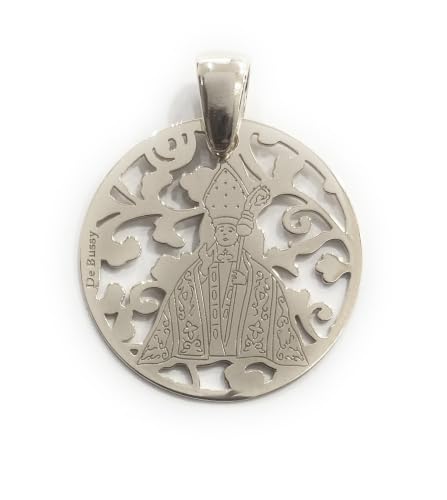 Médaille plata S. Fermin 25mm le choix d'un bijou durable qui ne ternit pas