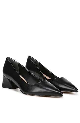 Franco Sarto I7212L1-001 Womens Racer Pointed Toe Block Heel Pump Black Leather 9 M thumb #8