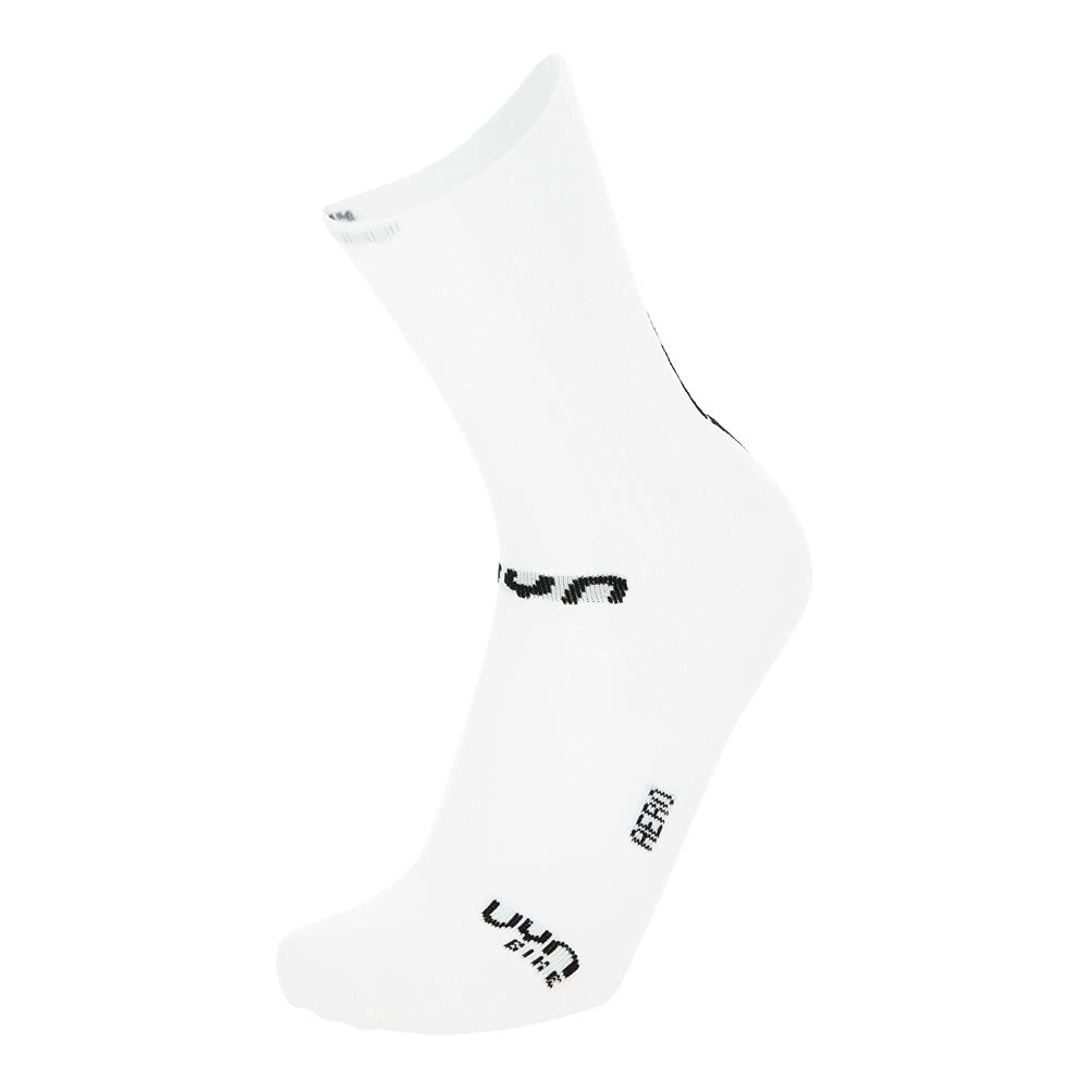 UYN S100227 CYCLING AERO Socks Men's White black 47