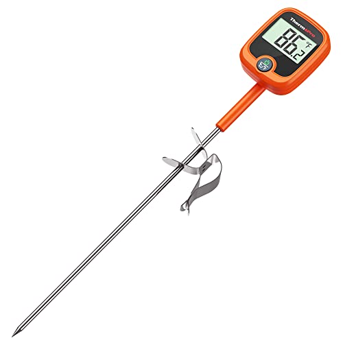 Comparison: Best Pot For Making Candy ThermoPro TP509 Candy Thermometer with Pot Clip, 10" Long Probe Instant Read Meat Food Thermometer with LCD, Cooking Oil Thermometer Deep Frying Thermometer for Candy Maple Syrup Sugar Brewing Making