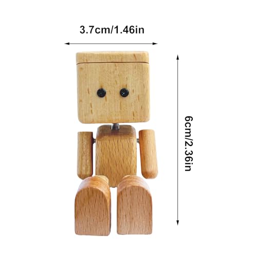 Diffuseur de désodorisant en bois pour voiture artisanal Shaking Wood Man