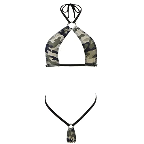 SHERRYLO Micro Bikini Extreme Sexy G String Bikinis Slutty Microkini Mini Thong Bathing Suit