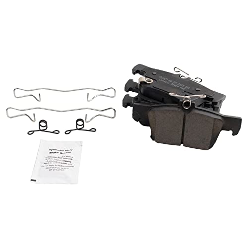 Image of TRQ Rear Brake Pad and Rotor Set Ceramic Compatible with 2016-2018 Buick Envision