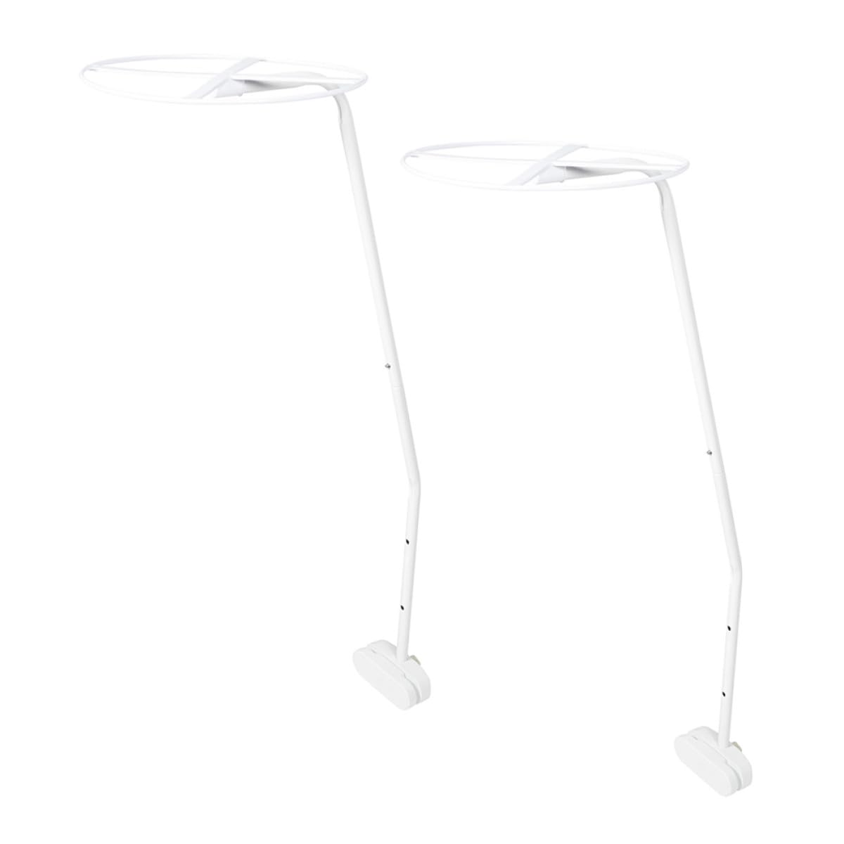 Support de Baldaquin pour Lit Bébé Fixation Stable Anti Chute Lot de 2 Sets Amovibles en Acier