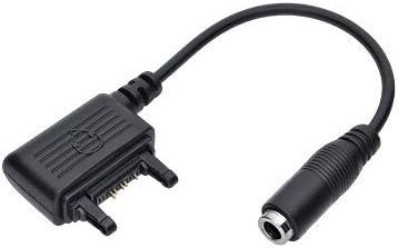Stereo Audio 3.5mm Headphone Adapter For Sony Ericsson W508 / Black Design