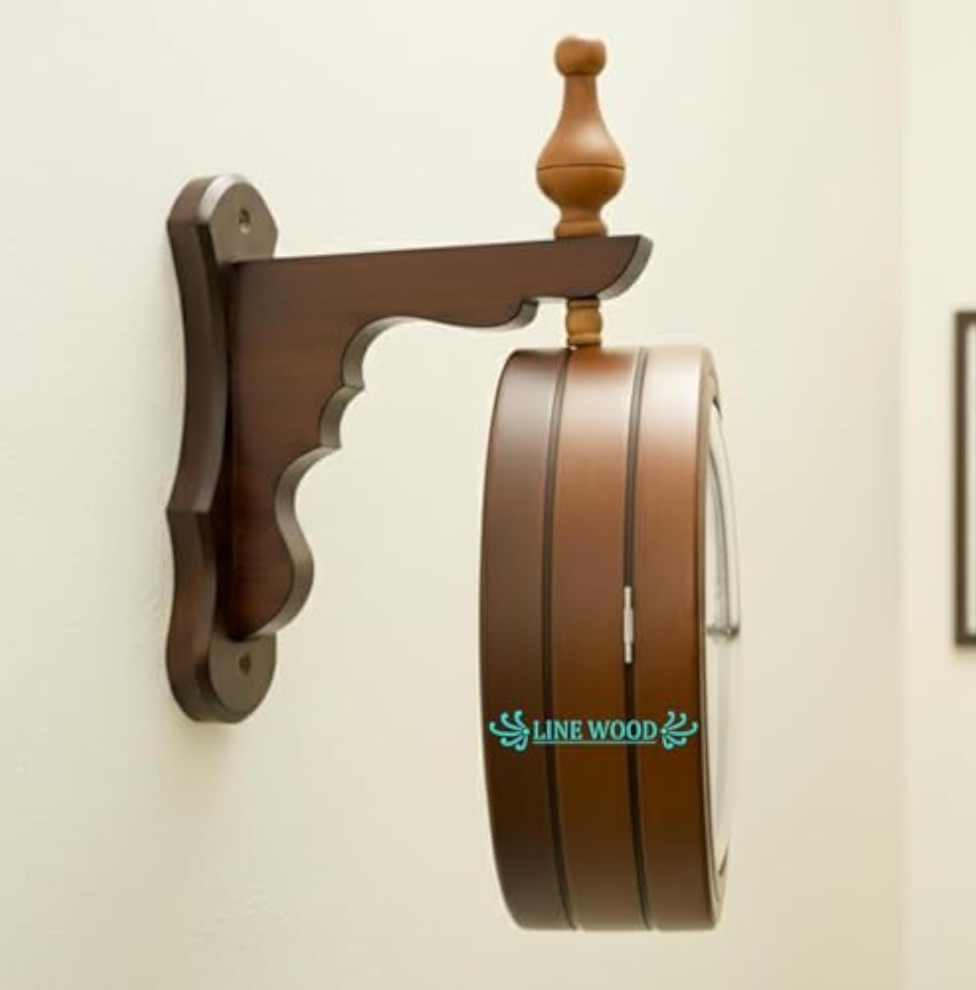 Jefferson & Smith Vintage Double-Sided Station Wall Clock
