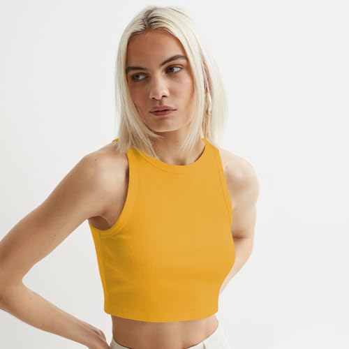 Image of KERI PERRY Tops for Women Crop Top for Women's Tank Activewear Tee Sports Western Casual Cotton Camisole Pack of 3 Combo