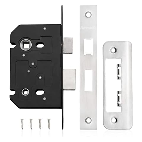Bwintech Satin Nickel Mortice Lock 75mm Cover