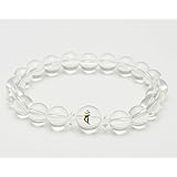 [宮忠] 伊勢 ブレスレット 梵字水晶 φ10mm バン