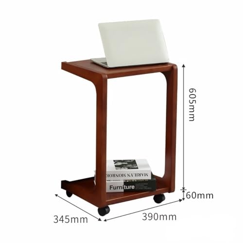 Table basse en bois massif aux finitions minimalistes