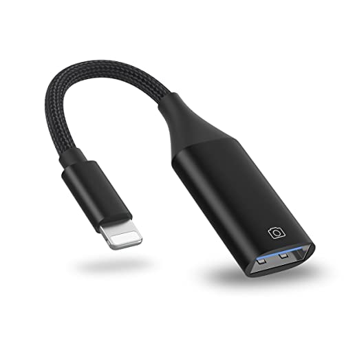 IVSHOWCO Adaptador de cámara USB para Phone, Adaptador de Cable