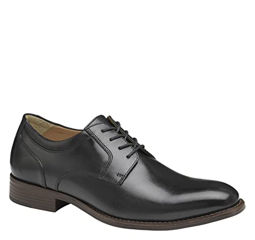 Johnston & Murphy Lewis Plain Toe Black Full Grain 8.5 M (D)