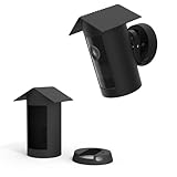 TIUIHU Silikonhülle für Rin g Außenkamera Plus Akku/Netzstecker (Outdoor Camera Plus neueste Generation) - Schützen mit UV-Schutz und Wetterfester Silikonhülle, Waterproof, Soft, Durable (Schwarz)