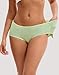 INNERSY Womens Underwear Cotton Hipster Panties Regular & Plus Size 6-Pack(Medium,Bright Basics)