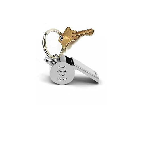Llavero Silbato Personalizado Plateado miniatura 5