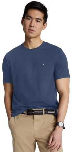 Image of Tommy Hilfiger Men's Stretch Jersey Crew Neck T-Shirt Gray