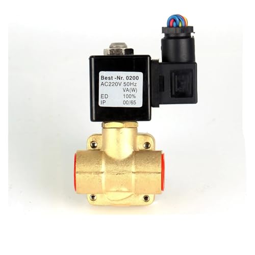 Électrovanne 24V CC étanche IP65 avec joint EPDM haute résistance 1-1/4"
