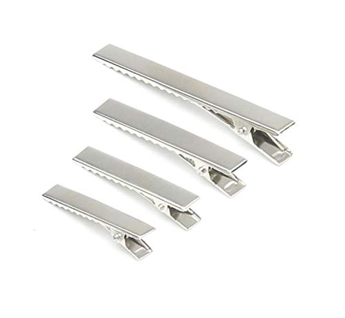 Alligator Hair Clips, Alligator clips for hair 40pcs Metal DIY Clips for Arts Crafts Projects