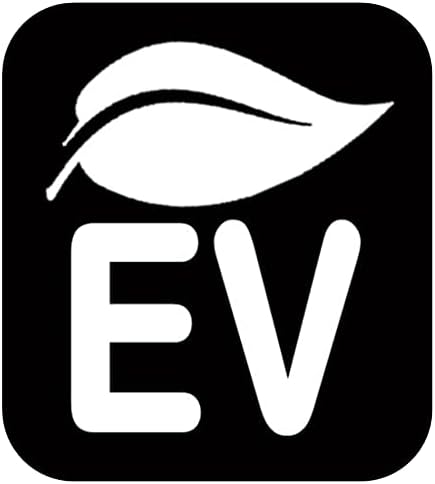 Pegatina Ev Hoja TP 946 6" vehículo eléctrico coche híbrido