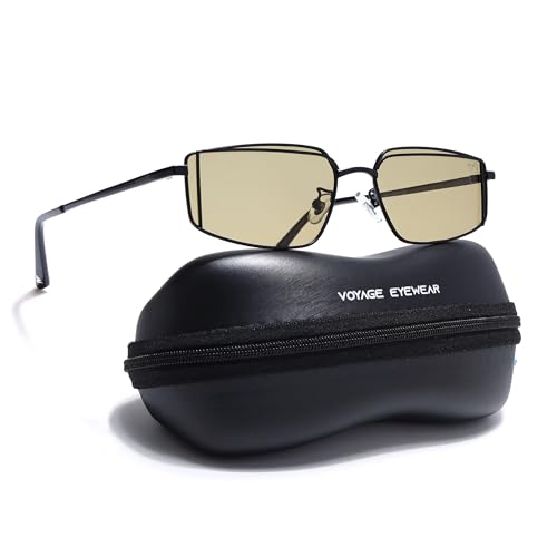 Image of Voyage Rectangle Polarized Sunglasses for Men & Women