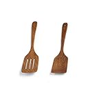 🥢Perfekt zum Kochen - Einteiliges, haltbares Hartholz, das die Oberfläche des Kochgeschirrs nicht zerkratzt. Ideal fit für Schaben, Rühren.