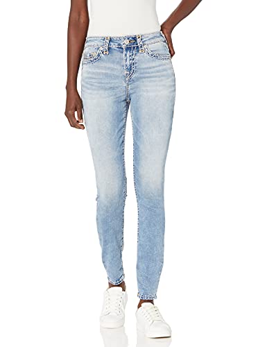 True Religion Women's Jennie Super T High Rise Curvy Skinny Fit Jean, Sun Blazed, 32 True Religion Women's Jennie Super T High Rise Curvy Skinny Fit Jean, Sun Blazed, 32