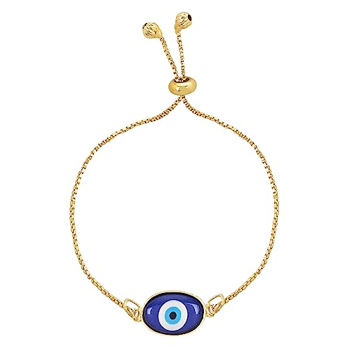 Image of I Jewels Hamsa Enamel Evil Eye Lumba Rakhi Set for Brother and Bhabhi with Roli Chawal and Rakshabandhan Card | Couple Rakhi