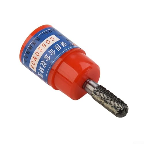 Carbide Rotary File Burr 8mm Double Cut with 6mm Shank for Metal Grinding, for CNC Machining and Cavity Finishing, HRC70 Hardness Tool Bit