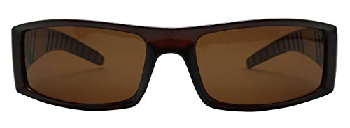 ShadyVEU Rectangular Polarized Flat Top Sunglasses Slim OG Old School Hardcore Fishing Hunting Driving Sports Performance2