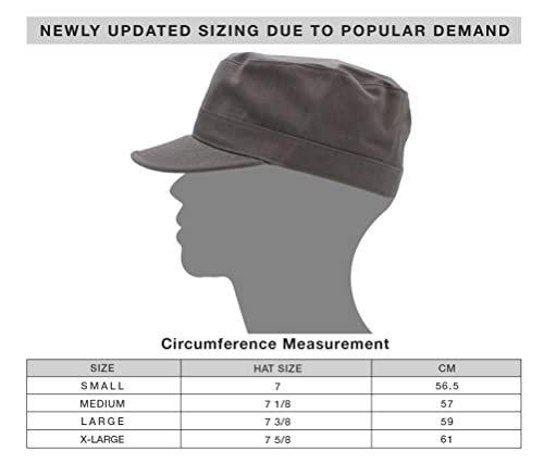 Image of KB-Ethos Cadet Army Cap Basic Everyday Military Style Hat (Now with STASH Pocket Version Available)
